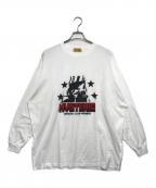 Hysteric Glamourヒステリックグラマー）の古着「CLUB MEMBER ビッグTシャツ」｜ホワイト