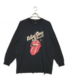 Hysteric Glamour×THE ROLLING STONES（ヒステリックグラマー×ザ ローリングストーンズ）の古着「ロングスリーブカットソー」｜ブラック