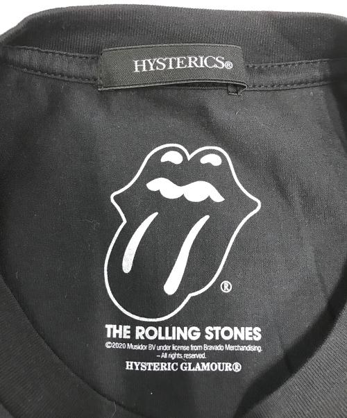 Hysteric Glamour（ヒステリックグラマー）Hysteric Glamour (ヒステリックグラマー) THE ROLLING STONES (ザ ローリングストーンズ) ロングスリーブカットソー ブラック サイズ:FREEの古着・服飾アイテム