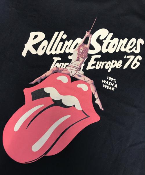 Hysteric Glamour（ヒステリックグラマー）Hysteric Glamour (ヒステリックグラマー) THE ROLLING STONES (ザ ローリングストーンズ) ロングスリーブカットソー ブラック サイズ:FREEの古着・服飾アイテム