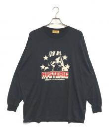 Hysteric Glamour（ヒステリックグラマー）の古着「ロングスリーブカットソー」｜ブラック