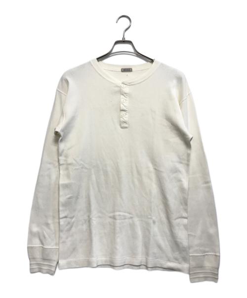 brithches great outdoor（ブリッチズ グレイト アウトドアーズ）brithches great outdoor (ブリッチズ グレイト アウトドアーズ) ヘンリーネックカットソー ホワイト サイズ:表記なしの古着・服飾アイテム