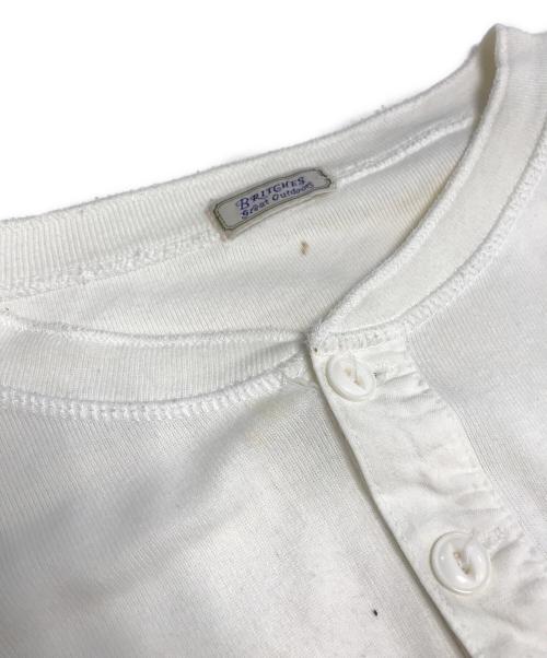 brithches great outdoor（ブリッチズ グレイト アウトドアーズ）brithches great outdoor (ブリッチズ グレイト アウトドアーズ) ヘンリーネックカットソー ホワイト サイズ:表記なしの古着・服飾アイテム