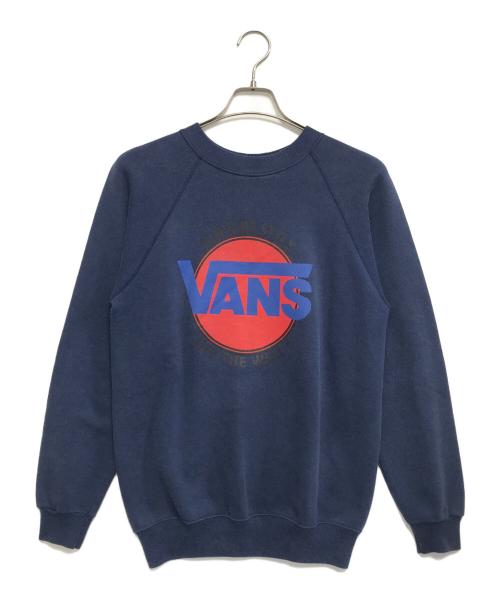 Hanes（ヘインズ）Hanes (ヘインズ) VANS (バンズ) ラグランスウェット ネイビー サイズ:Mの古着・服飾アイテム