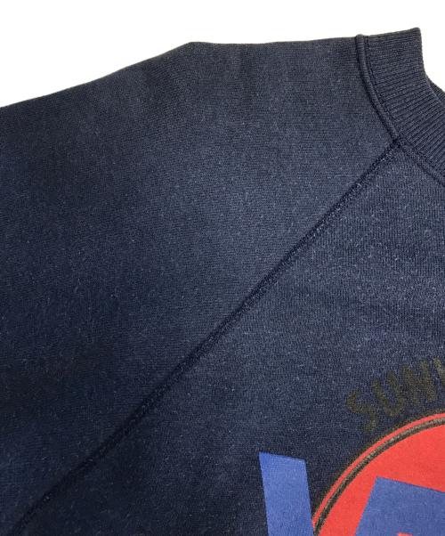 Hanes（ヘインズ）Hanes (ヘインズ) VANS (バンズ) ラグランスウェット ネイビー サイズ:Mの古着・服飾アイテム