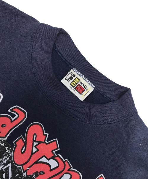 VANS（バンズ）VANS (バンズ) プリントスウェット ネイビー サイズ:Lの古着・服飾アイテム