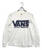 FRUIT OF THE LOOM×VANSフルーツオブザルーム×バンズ）の古着「ロングスリーブTシャツ」｜ホワイト