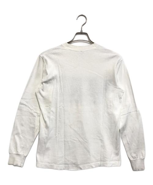 FRUIT OF THE LOOM（フルーツオブザルーム）FRUIT OF THE LOOM (フルーツオブザルーム) VANS (バンズ) ロングスリーブTシャツ ホワイト サイズ:Mの古着・服飾アイテム