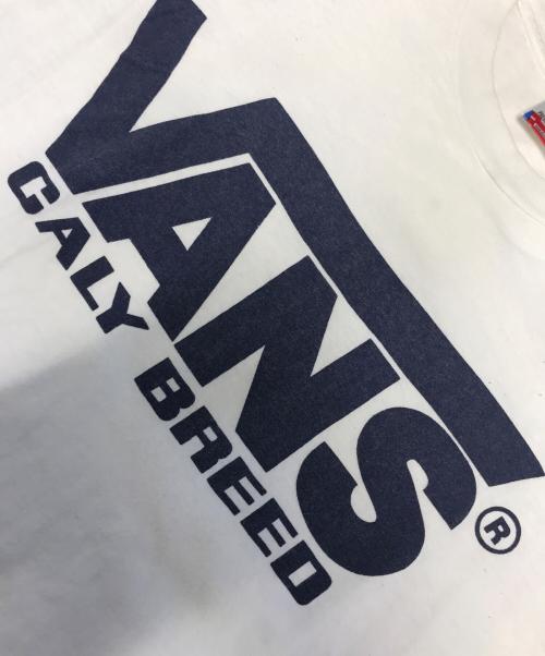 FRUIT OF THE LOOM（フルーツオブザルーム）FRUIT OF THE LOOM (フルーツオブザルーム) VANS (バンズ) ロングスリーブTシャツ ホワイト サイズ:Mの古着・服飾アイテム