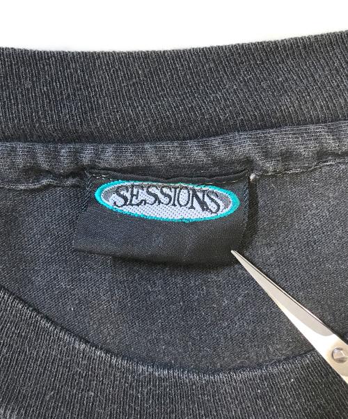 SESSIONS（セッションズ）SESSIONS (セッションズ) プリントTシャツ ブラック サイズ:Mの古着・服飾アイテム