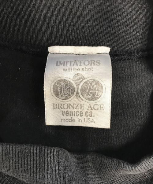 BRONZE AGE（ブロンズエイジ）BRONZE AGE (ブロンズエイジ) モックネックロングスリーブTシャツ ブラック サイズ:表記なしの古着・服飾アイテム