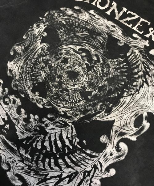 BRONZE AGE（ブロンズエイジ）BRONZE AGE (ブロンズエイジ) モックネックロングスリーブTシャツ ブラック サイズ:表記なしの古着・服飾アイテム