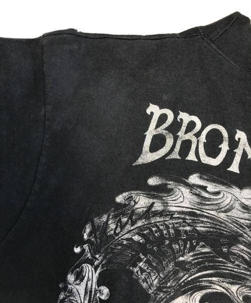 BRONZE AGE（ブロンズエイジ）BRONZE AGE (ブロンズエイジ) モックネックロングスリーブTシャツ ブラック サイズ:表記なしの古着・服飾アイテム