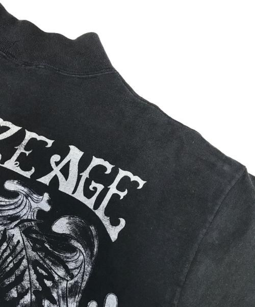 BRONZE AGE（ブロンズエイジ）BRONZE AGE (ブロンズエイジ) モックネックロングスリーブTシャツ ブラック サイズ:表記なしの古着・服飾アイテム