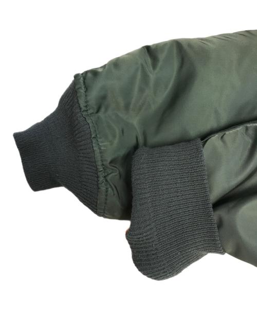 ALPHA INDUSTRIES（アルファインダストリーズ）ALPHA INDUSTRIES (アルファインダストリーズ) MA-1ジャケット カーキ サイズ:MEDIUMの古着・服飾アイテム