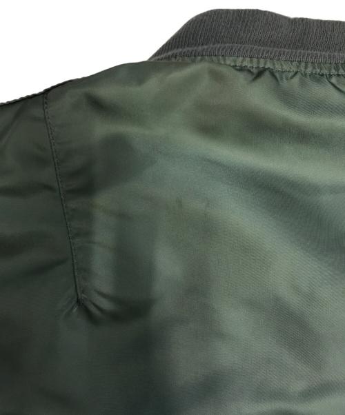 ALPHA INDUSTRIES（アルファインダストリーズ）ALPHA INDUSTRIES (アルファインダストリーズ) MA-1ジャケット カーキ サイズ:MEDIUMの古着・服飾アイテム