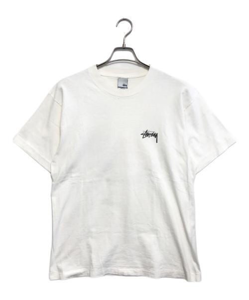 stussy（ステューシー）stussy (ステューシー) 両面プリントTシャツ ホワイト サイズ:LARGEの古着・服飾アイテム