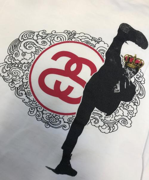 stussy（ステューシー）stussy (ステューシー) 両面プリントTシャツ ホワイト サイズ:LARGEの古着・服飾アイテム