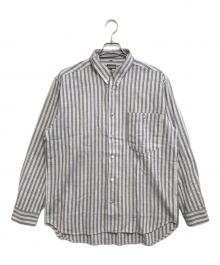 BONEVILLE（ボンネビル）の古着「ストライプシャツ」｜グレー