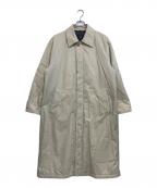 BOSS HUGO BOSSボス ヒューゴボス）の古着「中綿ステンカラーコート」｜ベージュ