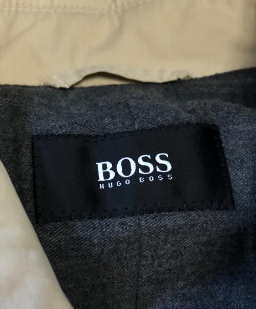 BOSS HUGO BOSS（ボス ヒューゴボス）BOSS HUGO BOSS (ボス ヒューゴボス) 中綿ステンカラーコート ベージュ サイズ:48の古着・服飾アイテム