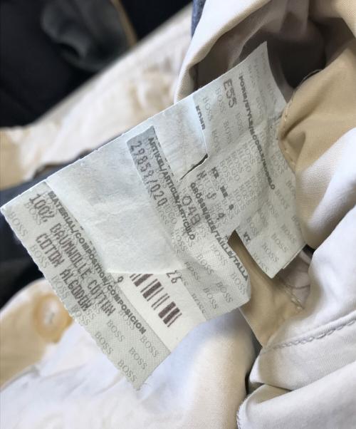 BOSS HUGO BOSS（ボス ヒューゴボス）BOSS HUGO BOSS (ボス ヒューゴボス) 中綿ステンカラーコート ベージュ サイズ:48の古着・服飾アイテム