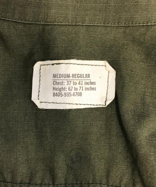 VINTAGE MILITARY（ヴィンテージ ミリタリー）VINTAGE MILITARY (ヴィンテージ ミリタリー) US ARMY ジャングルファティーグジャケット オリーブ サイズ:MEDIUM-REGULARの古着・服飾アイテム