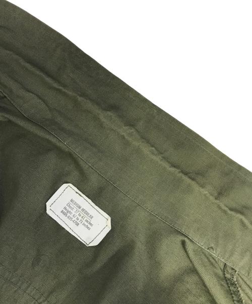 VINTAGE MILITARY（ヴィンテージ ミリタリー）VINTAGE MILITARY (ヴィンテージ ミリタリー) US ARMY ジャングルファティーグジャケット オリーブ サイズ:MEDIUM-REGULARの古着・服飾アイテム