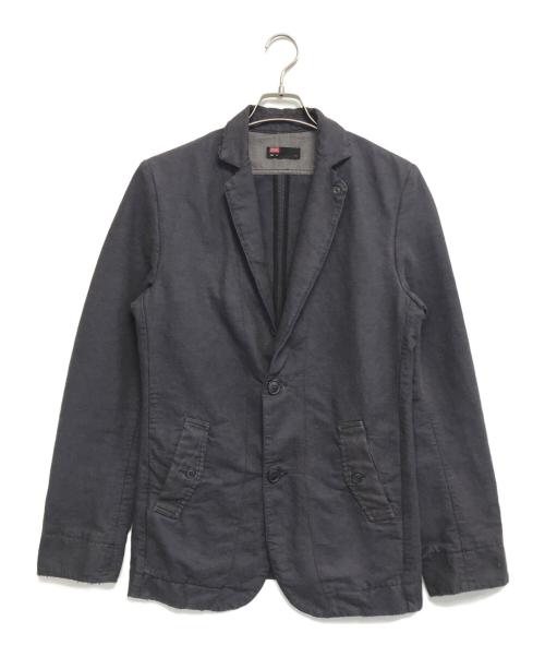 DIESEL（ディーゼル）DIESEL (ディーゼル) 裁断2Bテーラードジャケット ネイビー サイズ:Mの古着・服飾アイテム