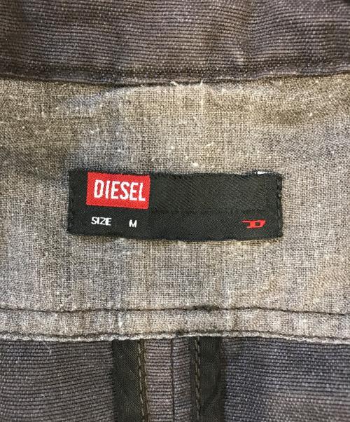 DIESEL（ディーゼル）DIESEL (ディーゼル) 裁断2Bテーラードジャケット ネイビー サイズ:Mの古着・服飾アイテム