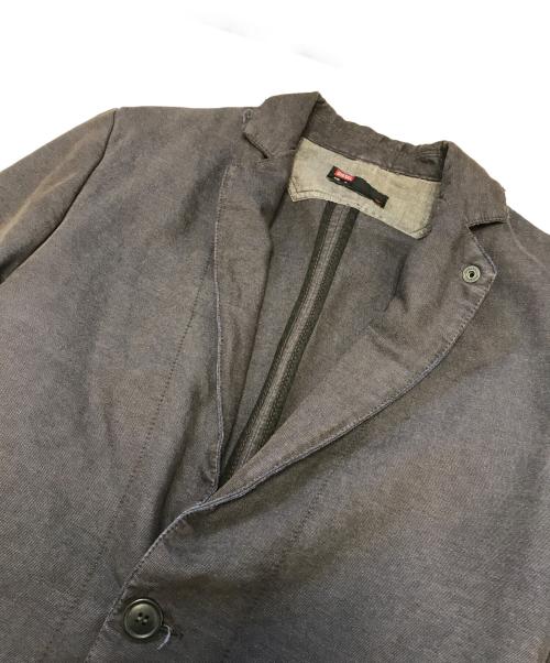 DIESEL（ディーゼル）DIESEL (ディーゼル) 裁断2Bテーラードジャケット ネイビー サイズ:Mの古着・服飾アイテム