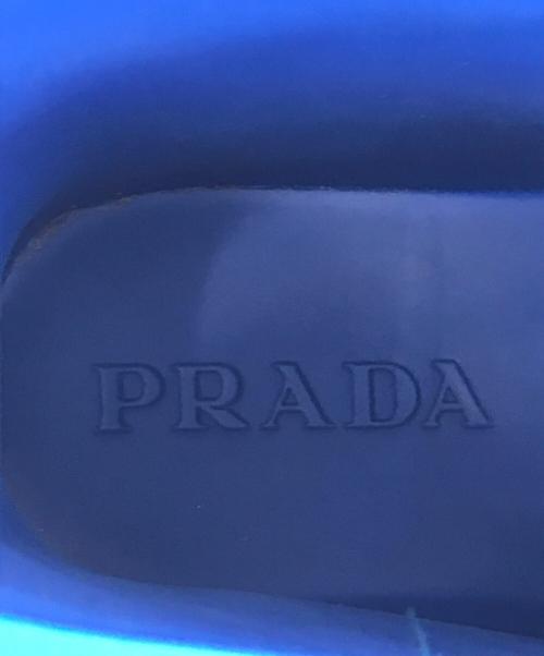 PRADA（プラダ）PRADA (プラダ) ラバーブーツ ブルー サイズ:40の古着・服飾アイテム