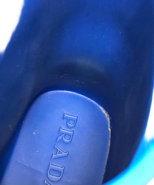 PRADA（プラダ）PRADA (プラダ) ラバーブーツ ブルー サイズ:40の古着・服飾アイテム