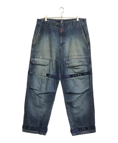 MARITHE+FRANCOIS GIRBAUD（マリテフランソワジルボー）MARITHE+FRANCOIS GIRBAUD (マリテフランソワジルボー) シャトルデニムパンツ インディゴ サイズ:38の古着・服飾アイテム