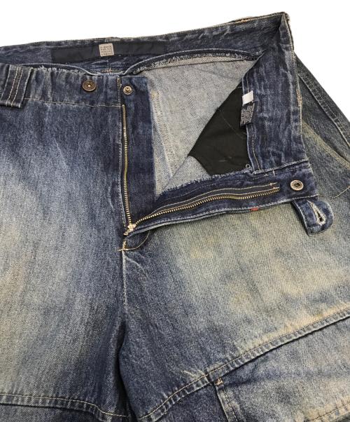 MARITHE+FRANCOIS GIRBAUD（マリテフランソワジルボー）MARITHE+FRANCOIS GIRBAUD (マリテフランソワジルボー) シャトルデニムパンツ インディゴ サイズ:38の古着・服飾アイテム