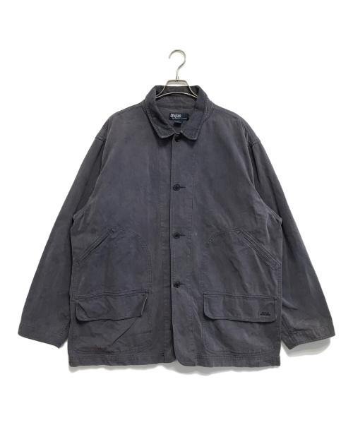 POLO RALPH LAUREN（ポロ・ラルフローレン）POLO RALPH LAUREN (ポロ・ラルフローレン) ハンティングジャケット ネイビー サイズ:XⅬの古着・服飾アイテム