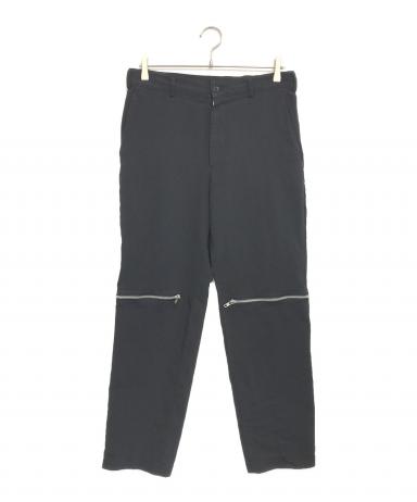 【1-2回のみ着用】ブラックコムデギャルソン ウール縮絨パンツ Mサイズ 中古・古着通販】BLACK COMME des GARCONS (ブラックコムデギャルソン