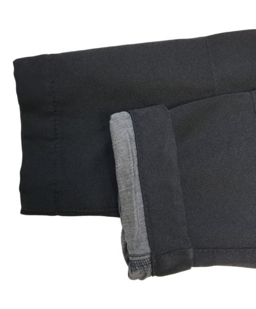 BLACK COMME des GARCONS（ブラックコムデギャルソン）BLACK COMME des GARCONS (ブラックコムデギャルソン) ポリ縮絨ライダースジャケット ブラック サイズ:Sの古着・服飾アイテム