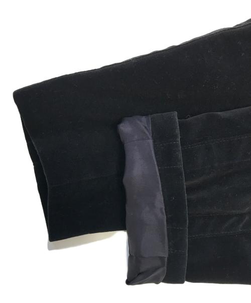COMME des GARCONS（コムデギャルソン）COMME des GARCONS (コムデギャルソン) 00's ベルベットジャケット ブラック サイズ:Ｍの古着・服飾アイテム