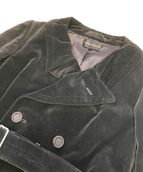 COMME des GARCONS（コムデギャルソン）COMME des GARCONS (コムデギャルソン) 00's ベルベットジャケット ブラック サイズ:Ｍの古着・服飾アイテム