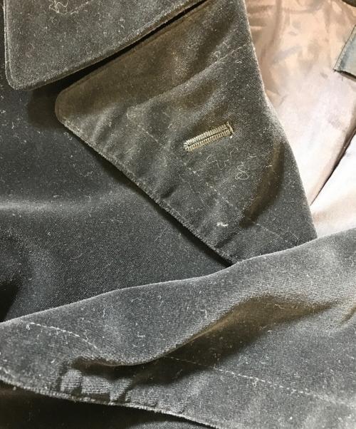 COMME des GARCONS（コムデギャルソン）COMME des GARCONS (コムデギャルソン) 00's ベルベットジャケット ブラック サイズ:Ｍの古着・服飾アイテム