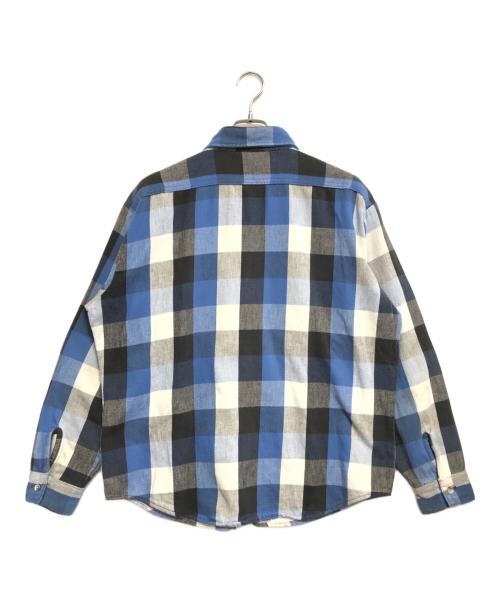 FIVE BROTHER（ファイブブラザー）FIVE BROTHER (ファイブブラザー) ネルシャツ ブルー サイズ:XLの古着・服飾アイテム