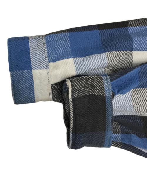 FIVE BROTHER（ファイブブラザー）FIVE BROTHER (ファイブブラザー) ネルシャツ ブルー サイズ:XLの古着・服飾アイテム