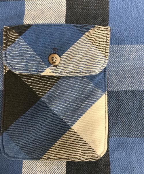 FIVE BROTHER（ファイブブラザー）FIVE BROTHER (ファイブブラザー) ネルシャツ ブルー サイズ:XLの古着・服飾アイテム