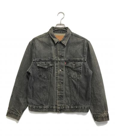 中古・古着通販】LEVI'S (リーバイス) 先染めブラックデニムジャケット