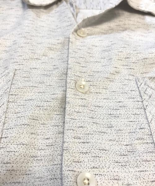 Gentry（ジェントリ）Gentry (ジェントリ) レーヨン混オープンカラーシャツ ライトグレー サイズ:16の古着・服飾アイテム