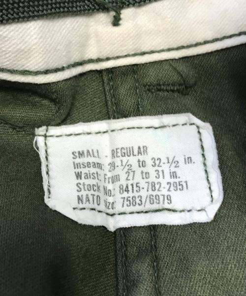 VINTAGE MILITARY（ヴィンテージ ミリタリー）VINTAGE MILITARY (ヴィンテージ ミリタリー) US ARMY M-65 フィールドパンツ カーキ サイズ:S-Rの古着・服飾アイテム
