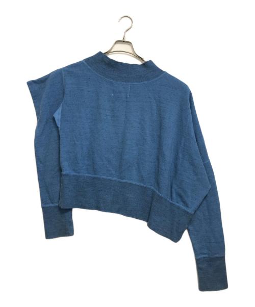 Vivienne Westwood（ヴィヴィアンウエストウッド）Vivienne Westwood (ヴィヴィアンウエストウッド) 変形スウェット ブルー サイズ:38の古着・服飾アイテム