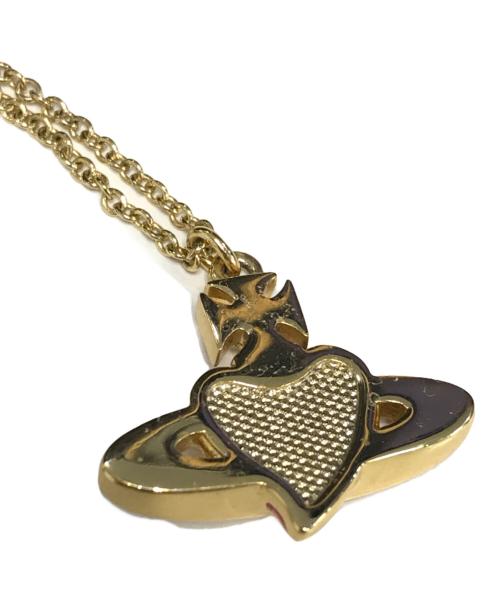 Vivienne Westwood（ヴィヴィアンウエストウッド）Vivienne Westwood (ヴィヴィアンウエストウッド) ニューディアマンテハートネックレス ゴールド サイズ:表記なしの古着・服飾アイテム
