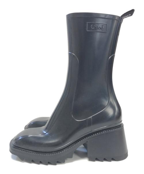 Chloe（クロエ）Chloe (クロエ) レインブーツ ブラック サイズ:36の古着・服飾アイテム